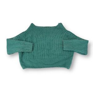 Kayla’s Armoire Green Fuzzy Sweater Size Large
